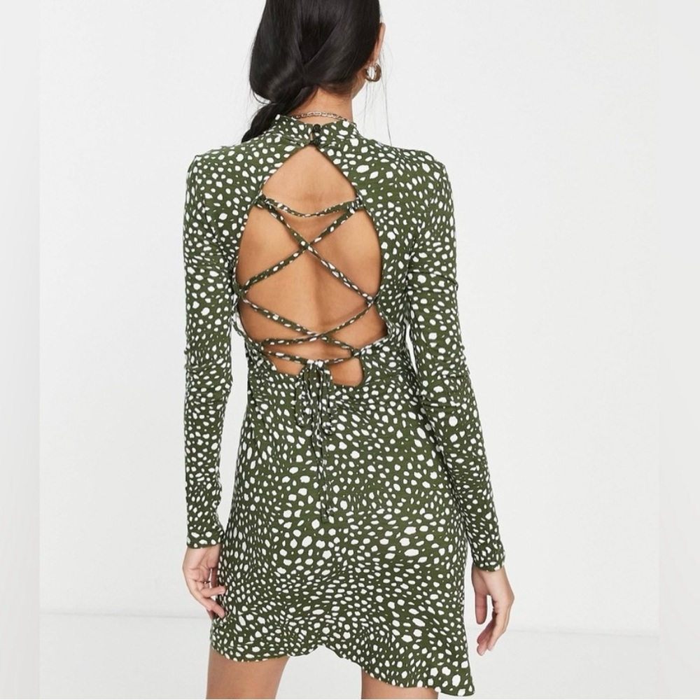 NWOT River Island Open Back Dress